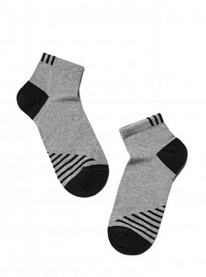 Шкарпетки дитячідля дівчатокдля хлопчиків Conte-Kids Active (короткі) 13С-34СП 509 р.20 сірий
