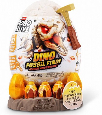 Интерактивный игровой набор Pets & Robo Alive Янтарные раскопки динозавра 71153
