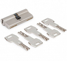 Циліндр AGB C900064545 50x50 ключ-ключ 100 мм нікель