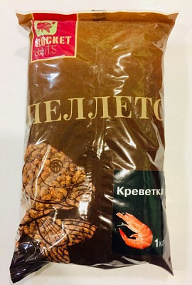 Пеллетс Rocket Baits 4 мм 1000 г креветка
