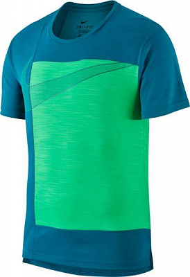 Футболка Nike M NK DRY SUPERSET SS PX GFX CJ4617-379 M зеленый