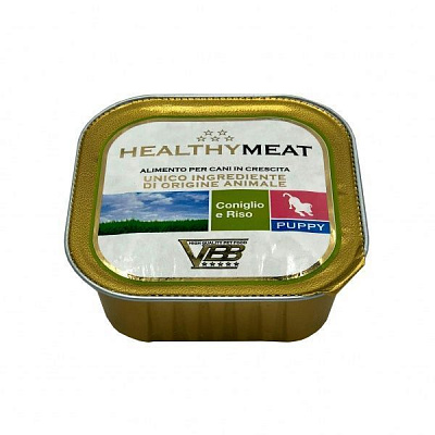 Корм Healthy Meat паштет монопротеїн кролик та рис 150 г