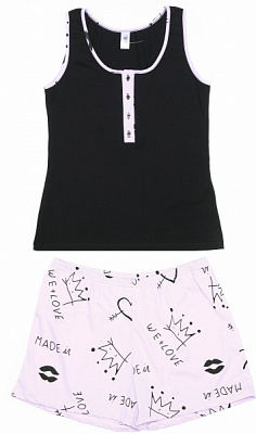 Пижама женская Trio Лола р. 2XL разноцветный