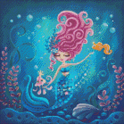 Алмазная мозаика Русалка © Elena Schweitzer Идейка