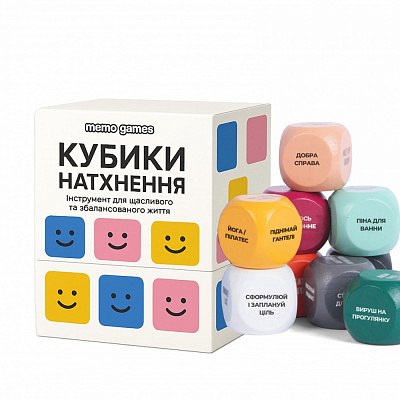 Игра настольная Memo Games «Кубики вдохновения» 0039
