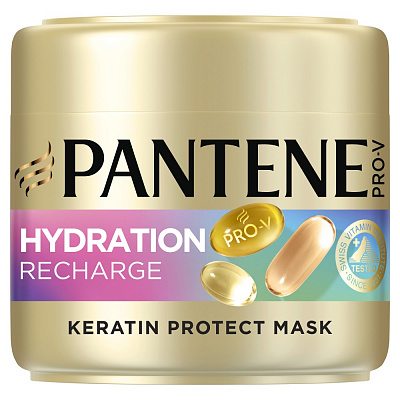 Маска Pantene Pro-V Hydration Recharge з кератином 300 мл