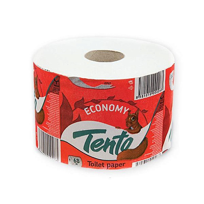 Бумага туалетная Tento Economy 68 м 1 шт