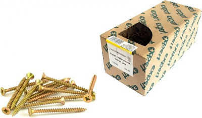 Шуруп универсальный потайная головка ЦЖ 4x50 мм 500 шт EXPERT FIX