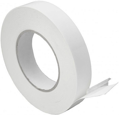 Двусторонняя клейкая лента 4145 48 мм х 25 мх 90 мкр белая Пакпрінт 