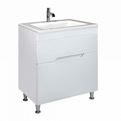 Тумба підлогова Мойдодир Форсаж 70 з умивальником Амальфі 70