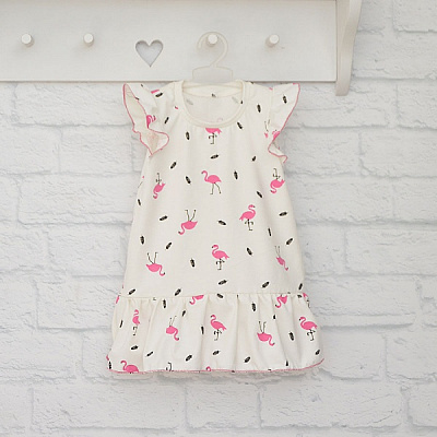 Сукня Blanka Фламінго р.92 білий/з малюнком 12993