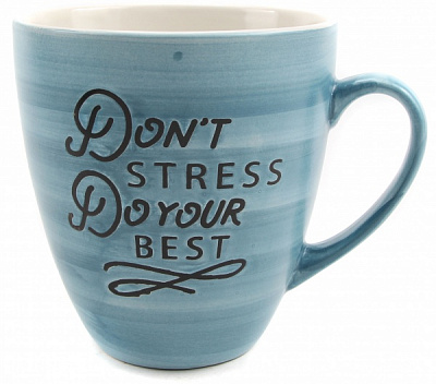 Чашка Do Your Best Blue 920 мл Bella Vita