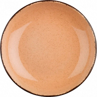 Тарелка глубокая Colorx 21 см оранжевая Kutahya