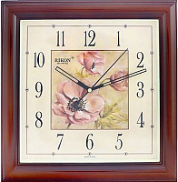 Часы настенные 9051 PIC Brown Flower-D RIKON