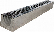 Желоб бетонный со штампованой решеткой из оцинкованной стали S'PARK ЛВ-10.16.10-Б