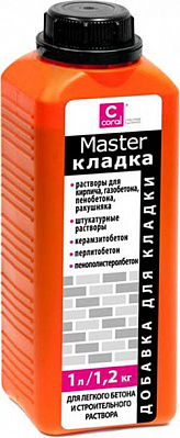 Добавка для кладки Coral Master Кладка 1 л