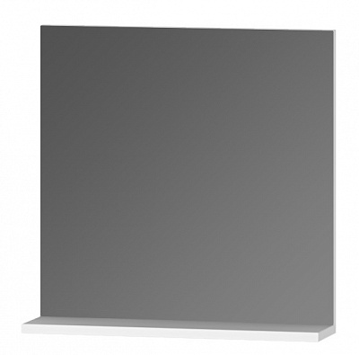 Зеркало с полкой Water House Артик 50 белое 