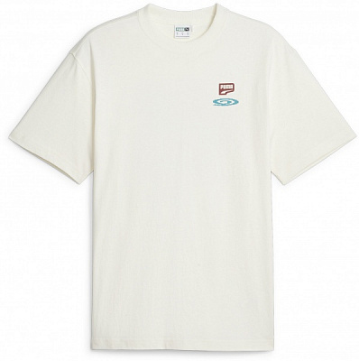 Футболка Puma Downtown Graphic Tee 62298465 р.XL бежевий