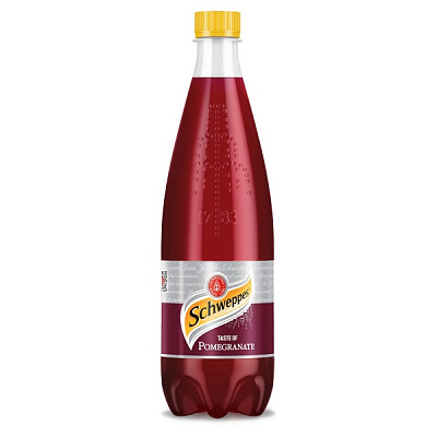 Безалкогольный напиток Schweppes сильногазированный Pomegranate 0,75 л 