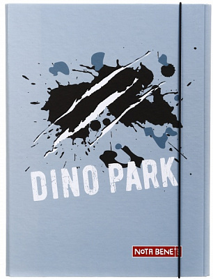 Папка-короб на резинке Dinosaur 40 мм А4 Nota Bene 