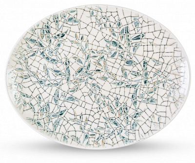 Блюдо овальне Olive Green Graphics 31x24 см WL-671535 / A Wilmax