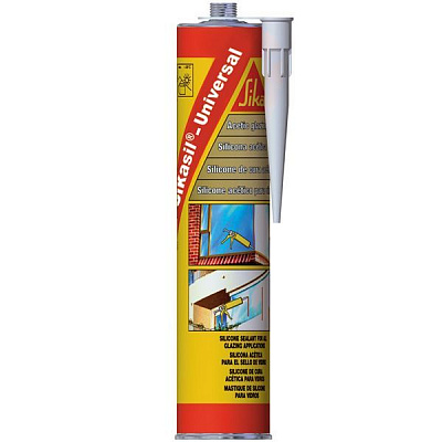 Герметик силіконовий Sika універсальний Sikasil Universal білий 280мл