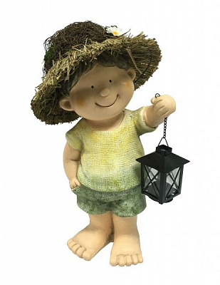 Фігурка садова Engard AW-37 Пол з ліхтарем 24х23,5х46 см