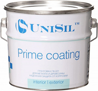 Грунтовка UniSil ГФ-021 Prime Coating красно-коричневый мат 2,8кг