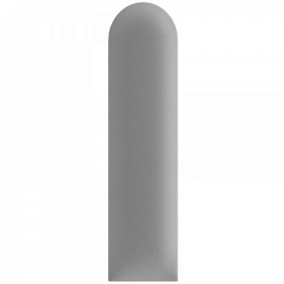 Декоративна панель Vilo тканинна 15x3x60 см овал сірий стінова