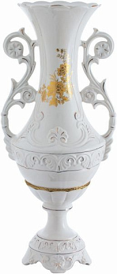 Ваза керамическая белая Фиона 60 см