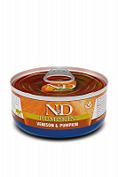 Корм вологий для котів Farmina N&D Grain Free PUMPKIN VENISON ADULT з гарбузом та олениною 70 г