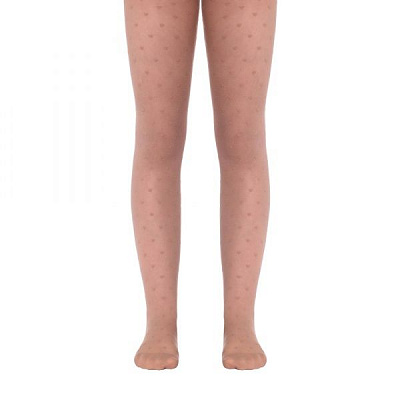 Колготки детскиедля девочек Conte-Kids Ce Anabel р.140 бежевый 