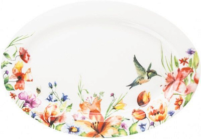 Блюдо овальне Colibri 30*21 см 21-244-039 Krauff