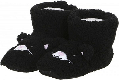 Капці домашні La Nuit Котик р. 38/40 чорний
