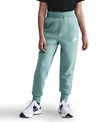 Брюки Nike G NSW CLUB FLC HR FTD PNT LBR FD2921-017 р. S зеленый
