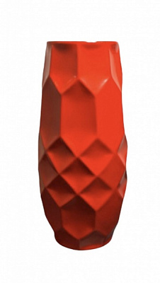 Ваза керамическая Nana ceramics Эдем 32 см красный глянец