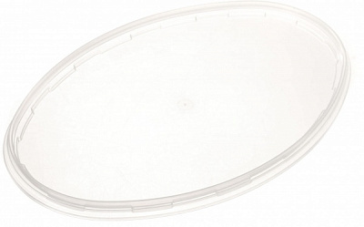 Крышка Poliplast для ведра овального 5л прозрачный 