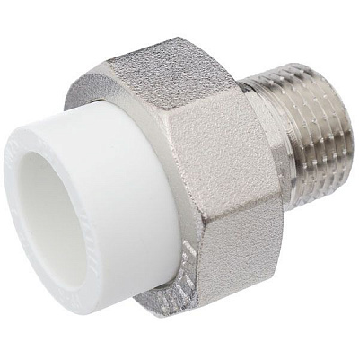 Американка зовнішня Valtec з переходом на зовнішню різьбу ППР 20х1/2