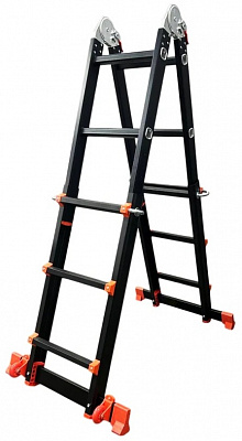 Драбина телескопічна GTM розкладна анодований алюміній 0.87-2.9м