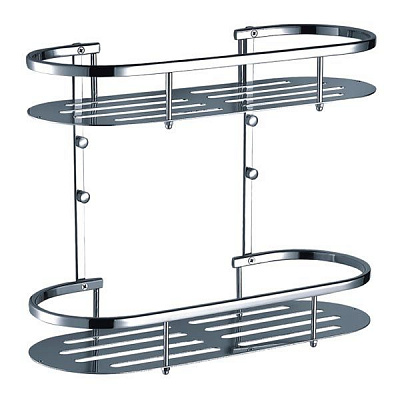 Полиця Trento Palace Hotel Collection подвійна хром