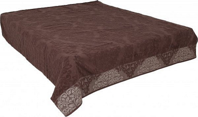 Простынь махровое Ottoman 200x220 см темно-коричневый Karna 