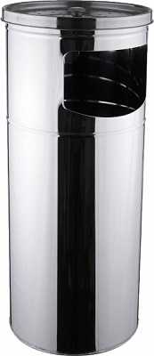 Урна-пепельница EFOR Metal серебряный 64177