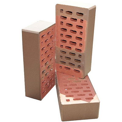 Цегла облицювальна клінкерна М300 Біла Церква флеш рубін