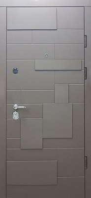 Двері вхідні Булат Гарант 802 карамельне дерево 2050x950мм праві