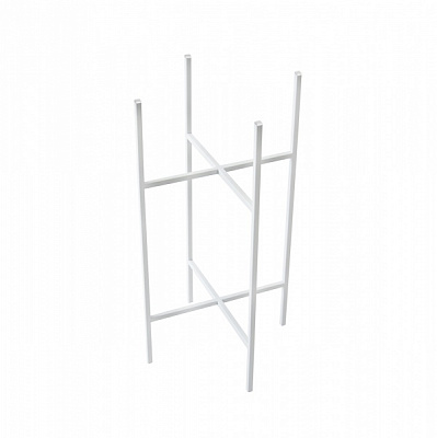 Подставка для растений Vitan Олеандр 30х30x55 см белый 