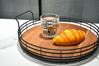 Поднос Flamberg Premium Rustica 34,6x9,9 см черный