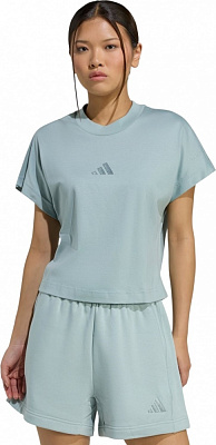 Футболка Adidas W ALL SZN TEE WOSA KE1047 р.S зелений