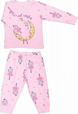 Пижама детская Фламинго Полоска р.86 розовый 613-222 