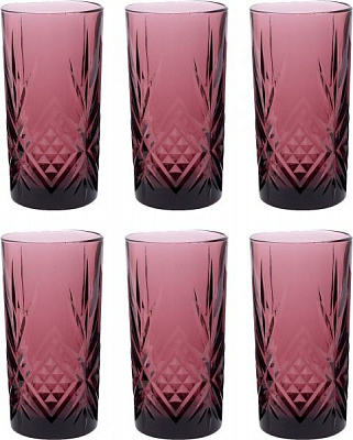 Набор стаканов высоких Lilac Salzburg 380 мл 6 шт. Luminarc 