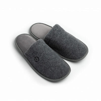 Капці домашні Twins Lama з вишивкою 15900 р.40/41 сірий